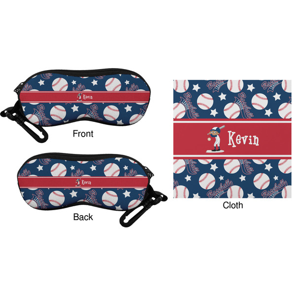 Baseball Eyeglass Case & Cloth (Approval)