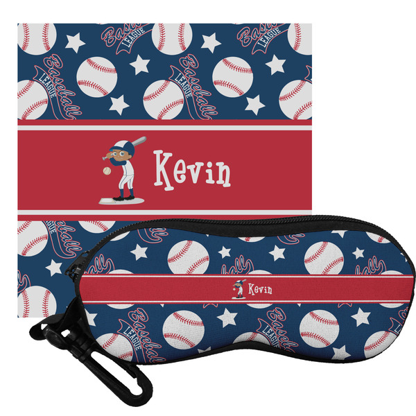 Custom Baseball Eyeglass Case & Cloth (Personalized)