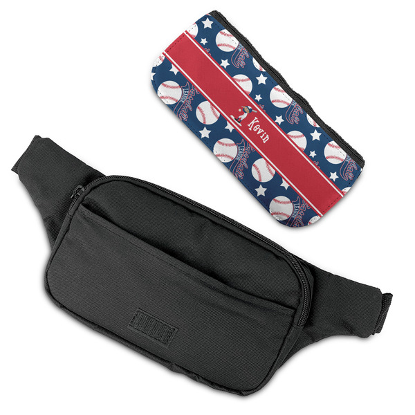 Baseball Fanny Packs - FLAT (flap off)