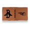 Baseball Leather Binder - 1" - Rawhide - Back Spine Front View