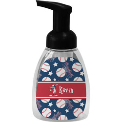 Baseball Foam Soap Bottle - Black (Personalized)
