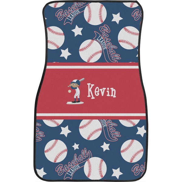 Baseball Front Seat Car Mat