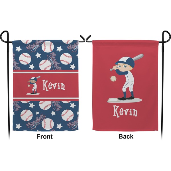 Baseball Garden Flag - Double Sided Front and Back