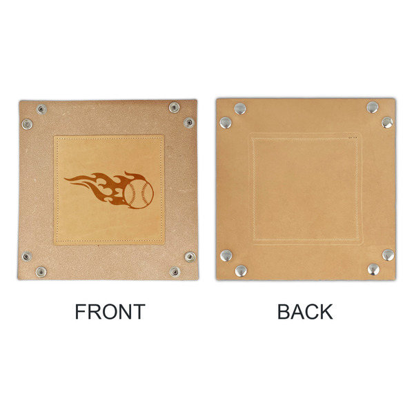 Baseball Genuine Leather Valet Trays - APPROVAL