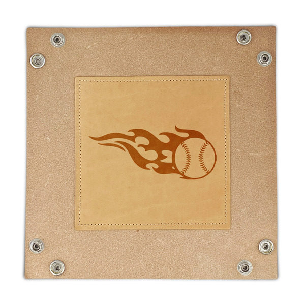 Baseball Genuine Leather Valet Trays - FRONT