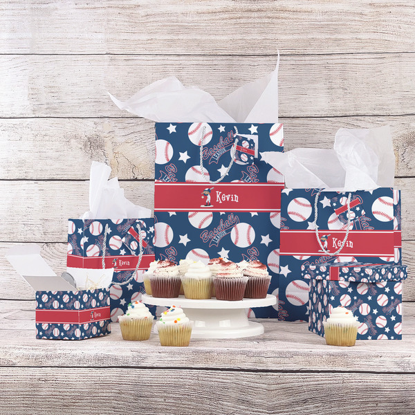 Baseball Gift Bags - In Context