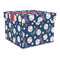 Baseball Gift Boxes with Lid - Canvas Wrapped - Large - Front/Main