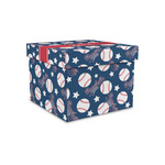 Baseball Gift Box with Lid - Canvas Wrapped - Small (Personalized)