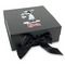 Baseball Gift Boxes with Magnetic Lid - Black - Front (angle)