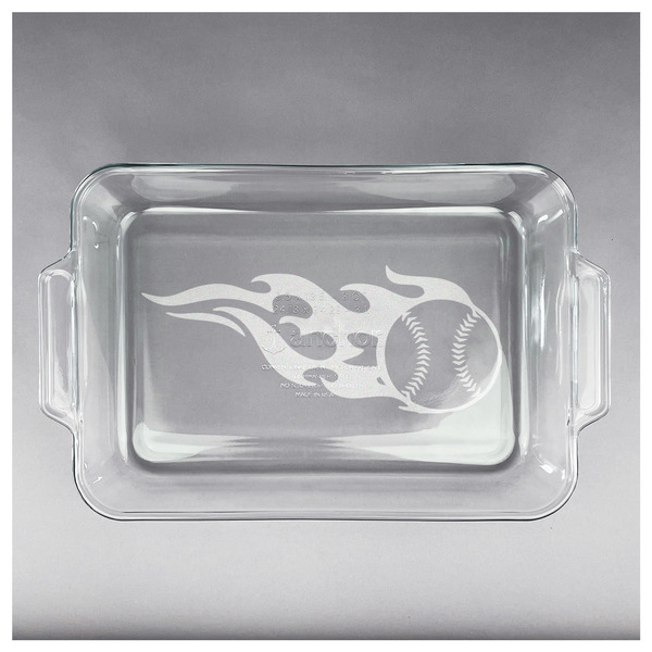 Baseball Glass Baking Dish - APPROVAL (13x9)