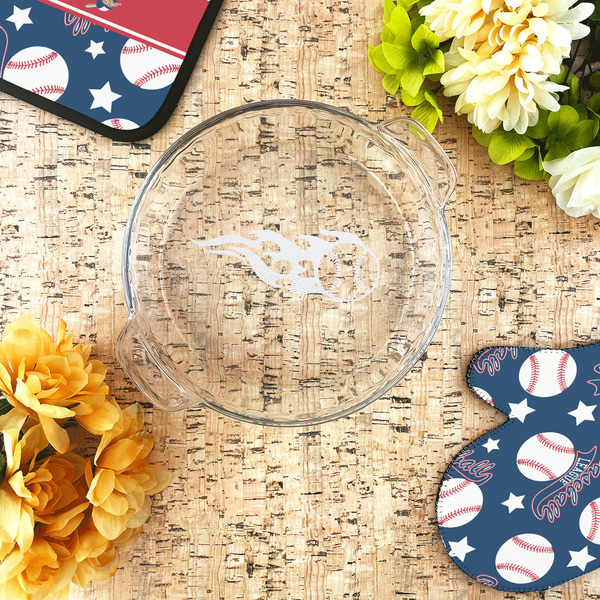Baseball Glass Pie Dish - LIFESTYLE