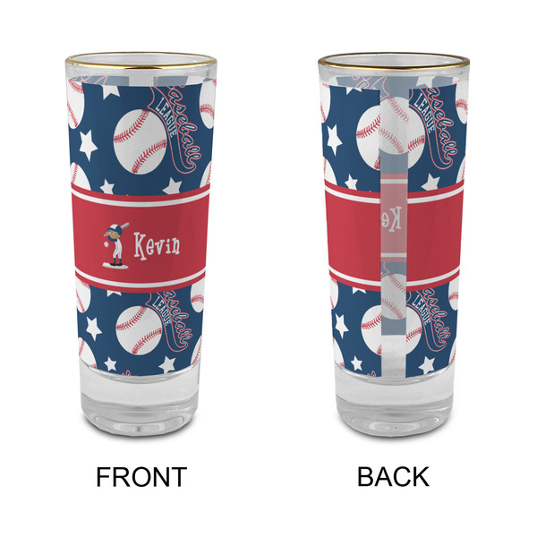 Baseball Glass Shot Glass - 2 oz - Single - APPROVAL