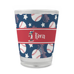 Baseball Glass Shot Glass - 1.5 oz - Set of 4 (Personalized)