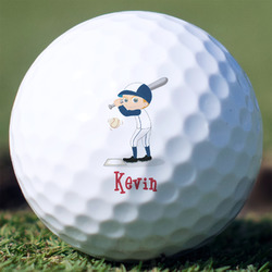 Baseball Golf Balls - Non-Branded - Set of 3 (Personalized)