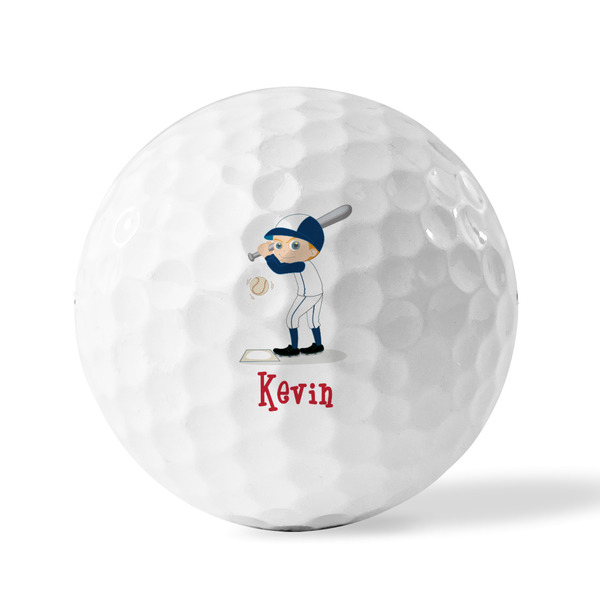 Baseball Golf Balls - Generic - Set of 12 - FRONT