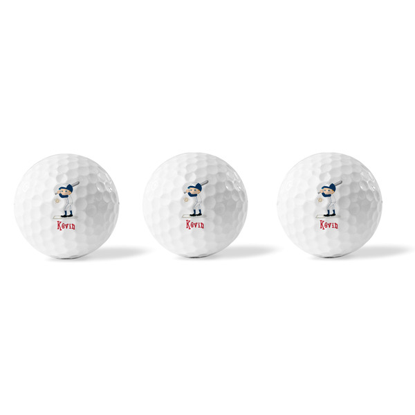 Baseball Golf Balls - Generic - Set of 3 - APPROVAL