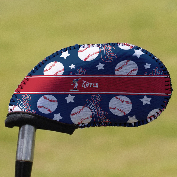 Custom Baseball Golf Club Iron Cover (Personalized)