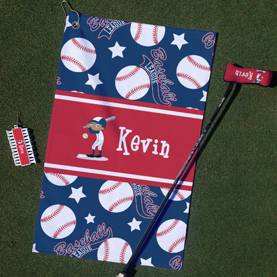 Custom Baseball Golf Towel Gift Set (Personalized)