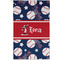 Baseball Golf Towel - Poly-Cotton Blend - Small w/ Name or Text