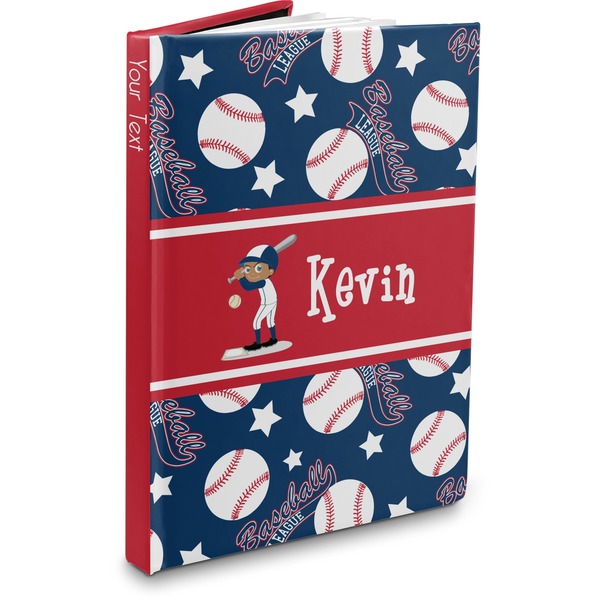 Custom Baseball Hardbound Journal - 7.25" x 10" (Personalized)