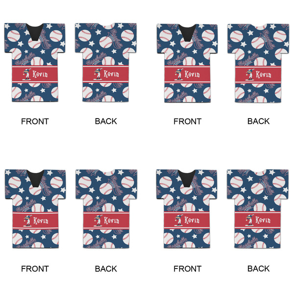 Baseball Jersey Bottle Cooler - Set of 4 - APPROVAL