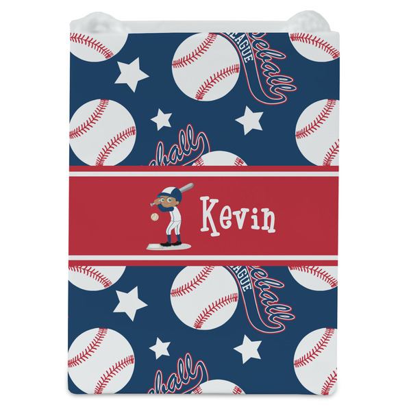 Baseball Jewelry Gift Bag - Matte - Front