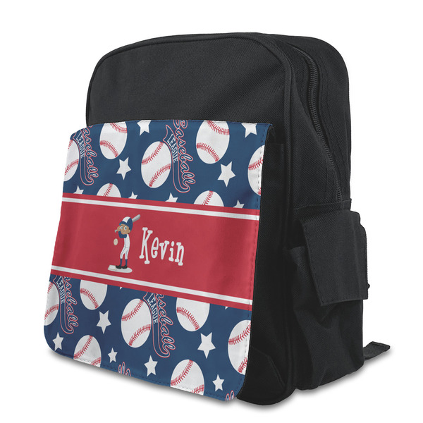 Custom Baseball Preschool Backpack (Personalized)