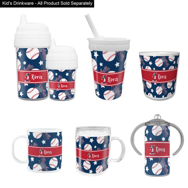 Baseball Kid's Drinkware - Customized & Personalized
