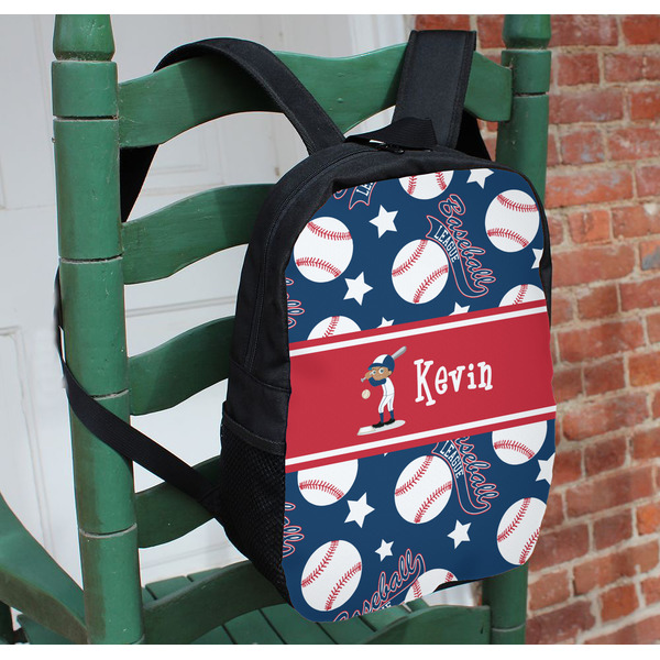 Baseball Kids Backpack - In Context