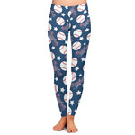 Baseball Ladies Leggings - Extra Large
