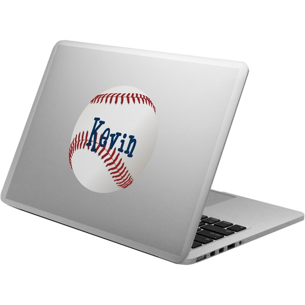 Custom Baseball Laptop Decal (Personalized)