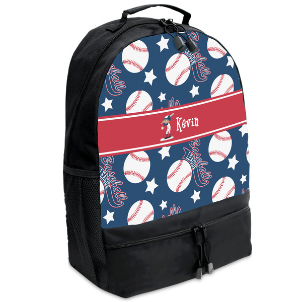 Custom Baseball Backpacks - Black (Personalized)