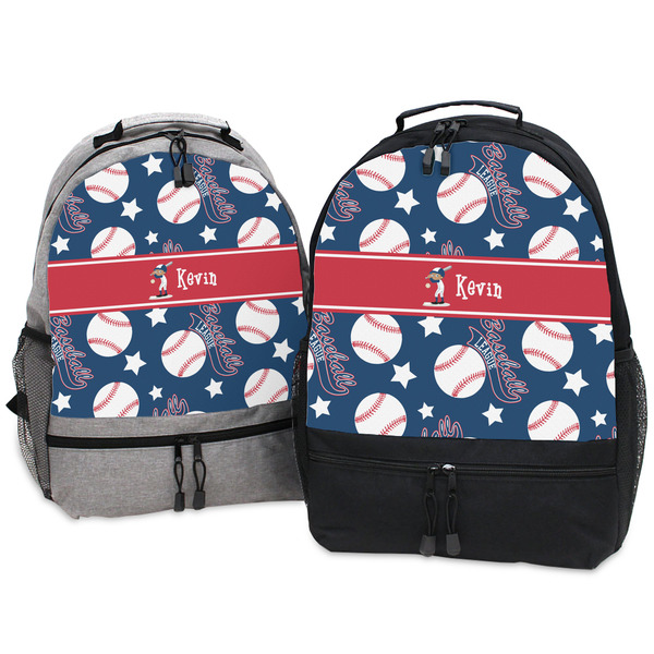 Baseball Large Backpacks - Both