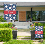 Baseball Large Garden Flag - Single Sided (Personalized)