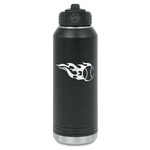 Baseball Water Bottles - Laser Engraved - Front & Back