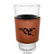 Baseball Laserable Leatherette Mug Sleeve - In pint glass for bar