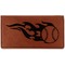 Baseball Leatherette Checkbook Holder - Double Sided (Personalized)