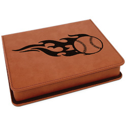 Baseball Leatherette 4-Piece Wine Tool Set