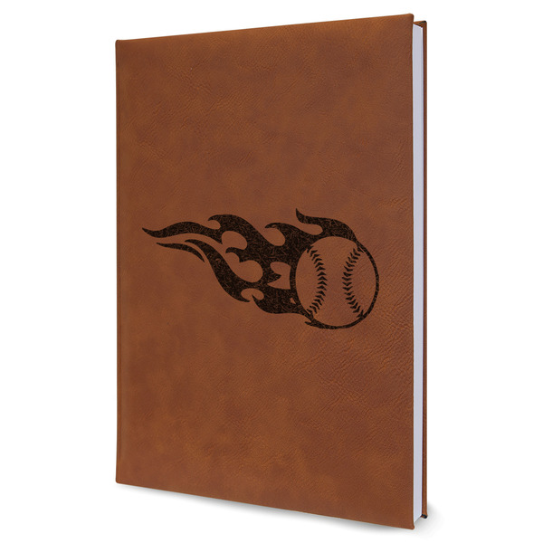 Custom Baseball Leatherette Journal - Large - Single Sided