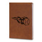 Baseball Leatherette Journals - Large - Double Sided - Angled View