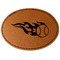 Baseball Leatherette Patches - Oval