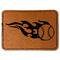 Baseball Leatherette Patches - Rectangle