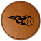 Baseball Leatherette Patches - Round