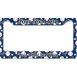Baseball License Plate Frame - Style B (Personalized)