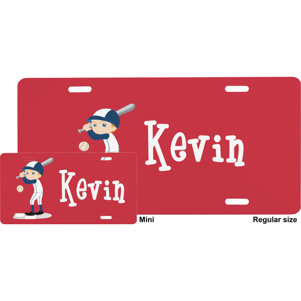 Baseball License Plate (Sizes)