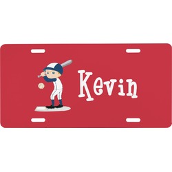 Baseball Front License Plate (Personalized)
