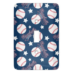 Baseball Light Switch Cover (Single Toggle)