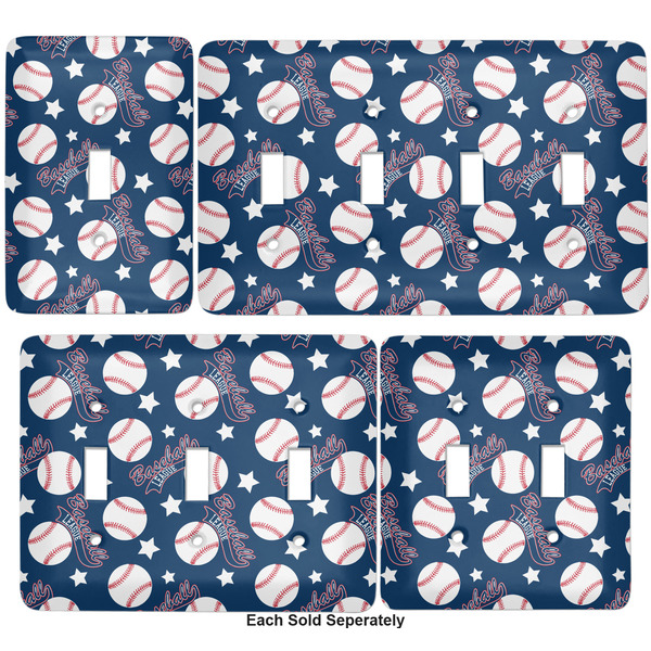Baseball Light Switch Covers all sizes