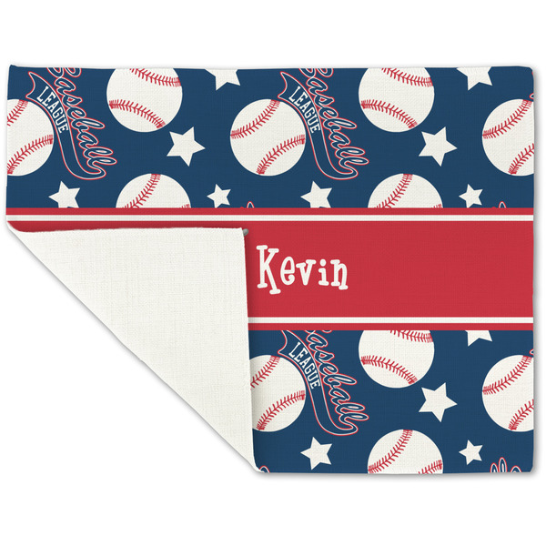 Baseball Linen Placemat - Folded Corner (single side)