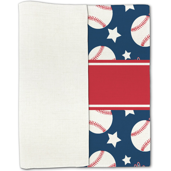 Baseball Linen Placemat - Folded Half